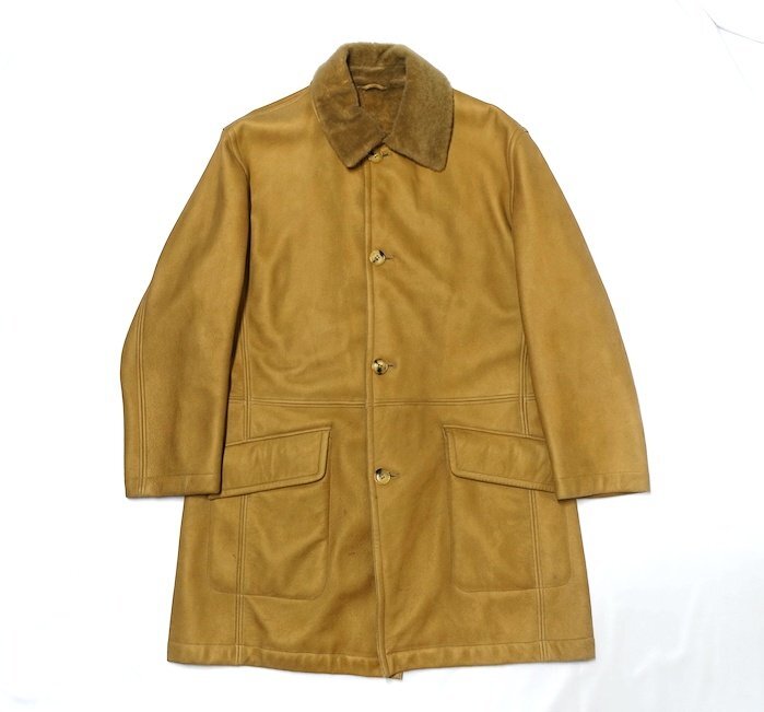 ダンヒル ダブルボタンムートンコート メンズ 良品 dunhill ダンヒル Lamskin ムートン コート シアリング