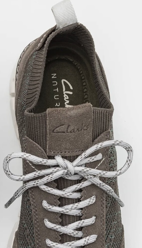 送料無料 Clarks スニーカー レザー ローファー ビジネス 送料無料 Clarks 27cm スニーカー ローファー ダークグレー