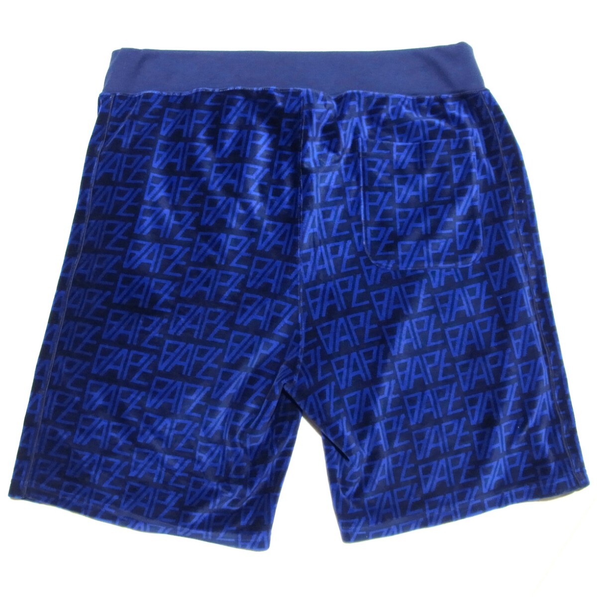 23SS A BATHING APE BAPE LOGO MONOGRAM VELOUR SHORTS 2XL 23SS A BATHING APE BAPE LOGO MONOGRAM VELOUR SHORTS 2XL