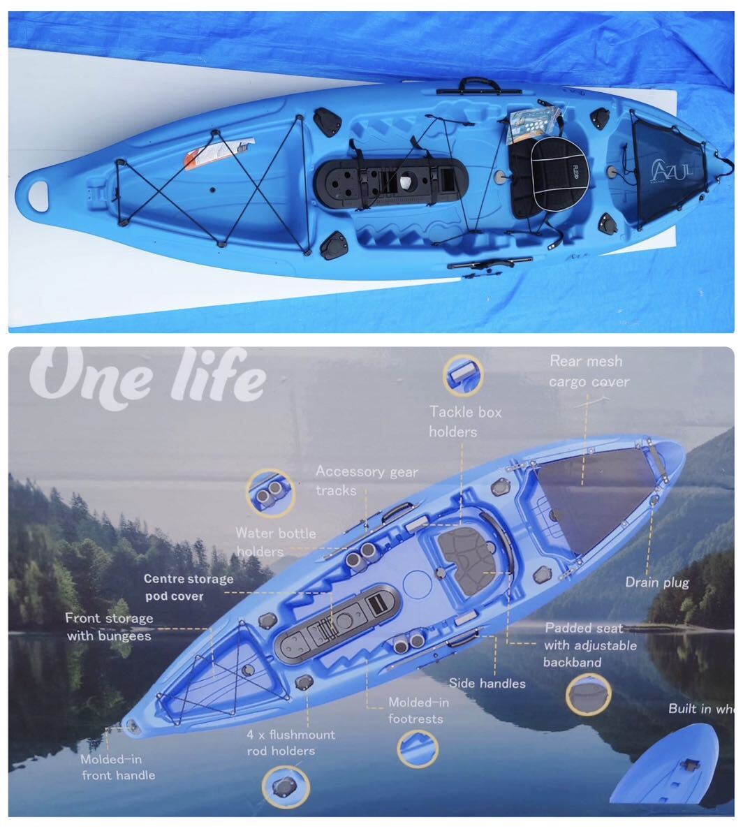 Yahoo!オークション - AZUL KAYAKS 10フィート シットイン Yahoo!オークション - AZUL KAYAKS 10フィート シットイン