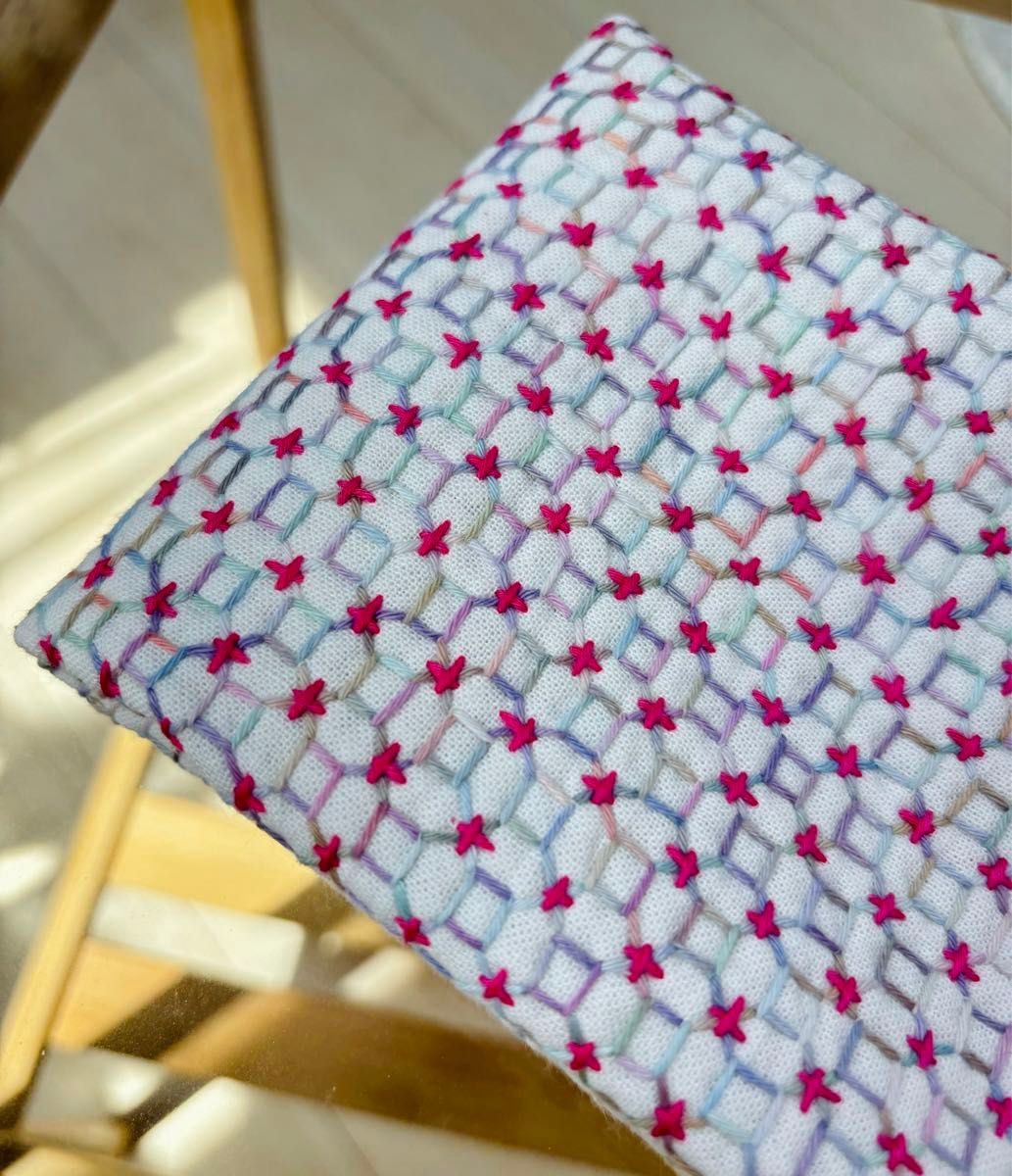 みかん様専用】刺し子ふきん完成品 銭形刺しアレンジ ホビーラ みかん様専用】刺し子ふきん完成品 銭形刺しアレンジ ホビーラ