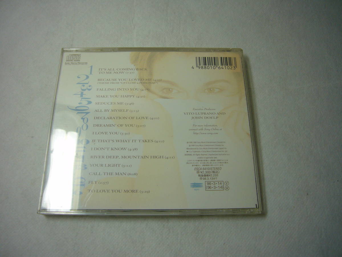 CD 「CELINE DION 」FOLLING INTO YOU