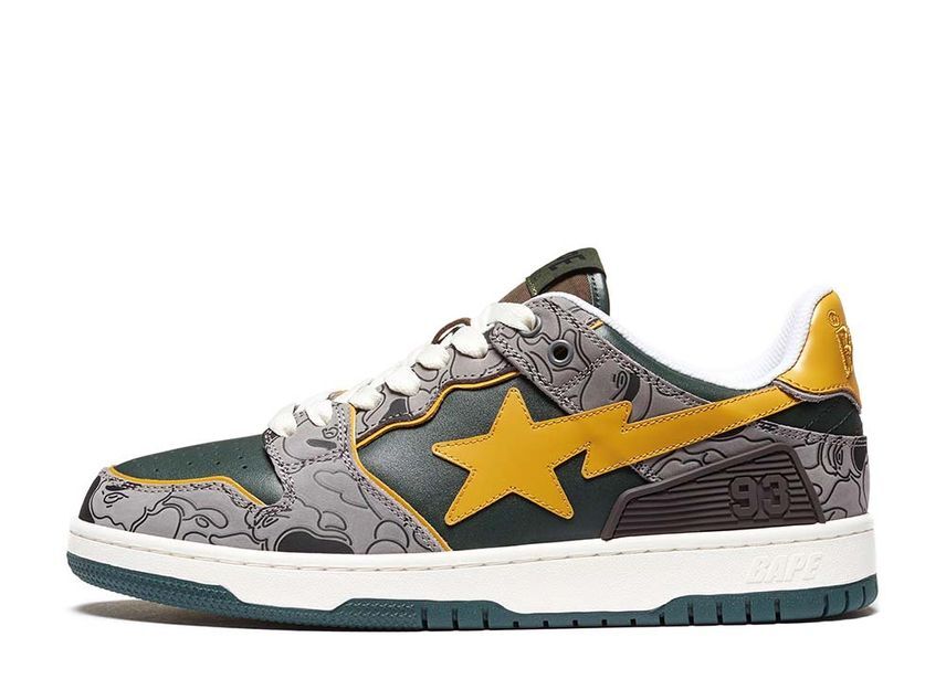靴 A BATHING APE SK8 STA "Green" 29cm BAPE-SK8-STA-GREEN