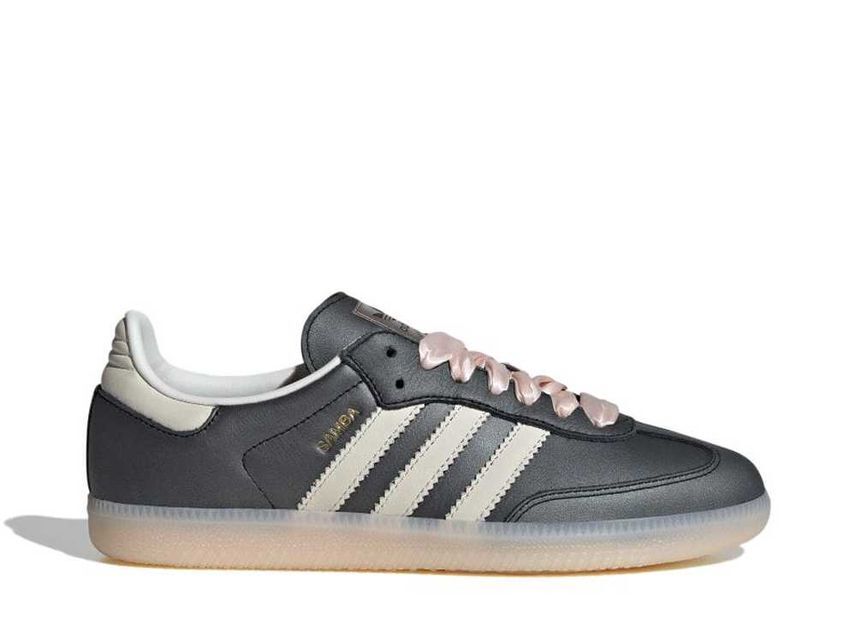 24.5cm adidas Originals WMNS Samba OG "Ribbon Laces/Black/Pink" 24.5cm IH8047