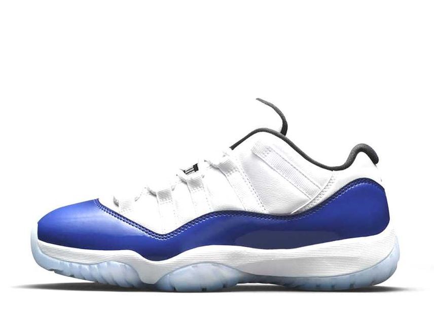 NIKE WMNS AIR JORDAN 11 LOW "CONCORD SKETCH" 28cm AH7860-100