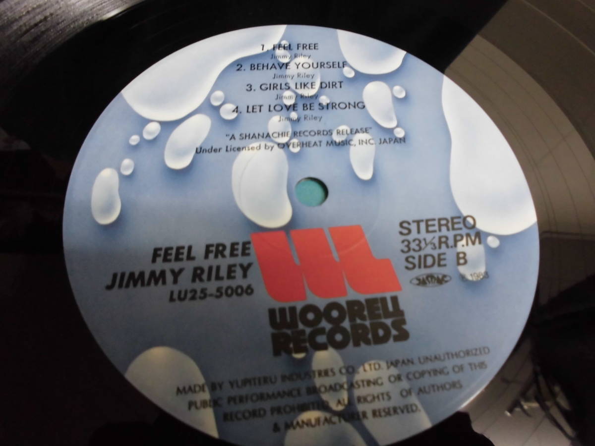 ジミー・ライリーJIMMY RILEY/フィール・フリーFEEL FREE●帯付LP_画像7