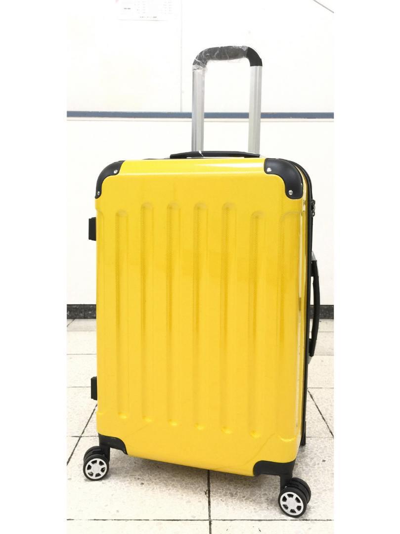 最終値下げ イエロー Lサイズ TSAロック付き 8輪キャリーバッグ 大型軽量スーツケース - スーツケース、トランク一般 - hlt.no