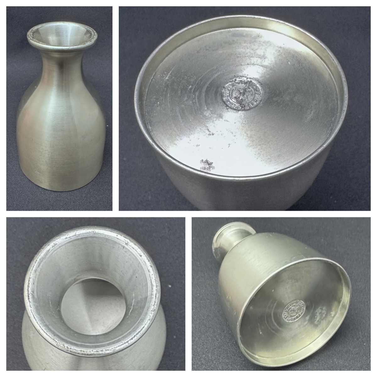 LION CITY PEWTER 錫製 シンガポール製 酒器セット ピューター LION CITY PEWTER 錫製 シンガポール製 酒器セット ピューター