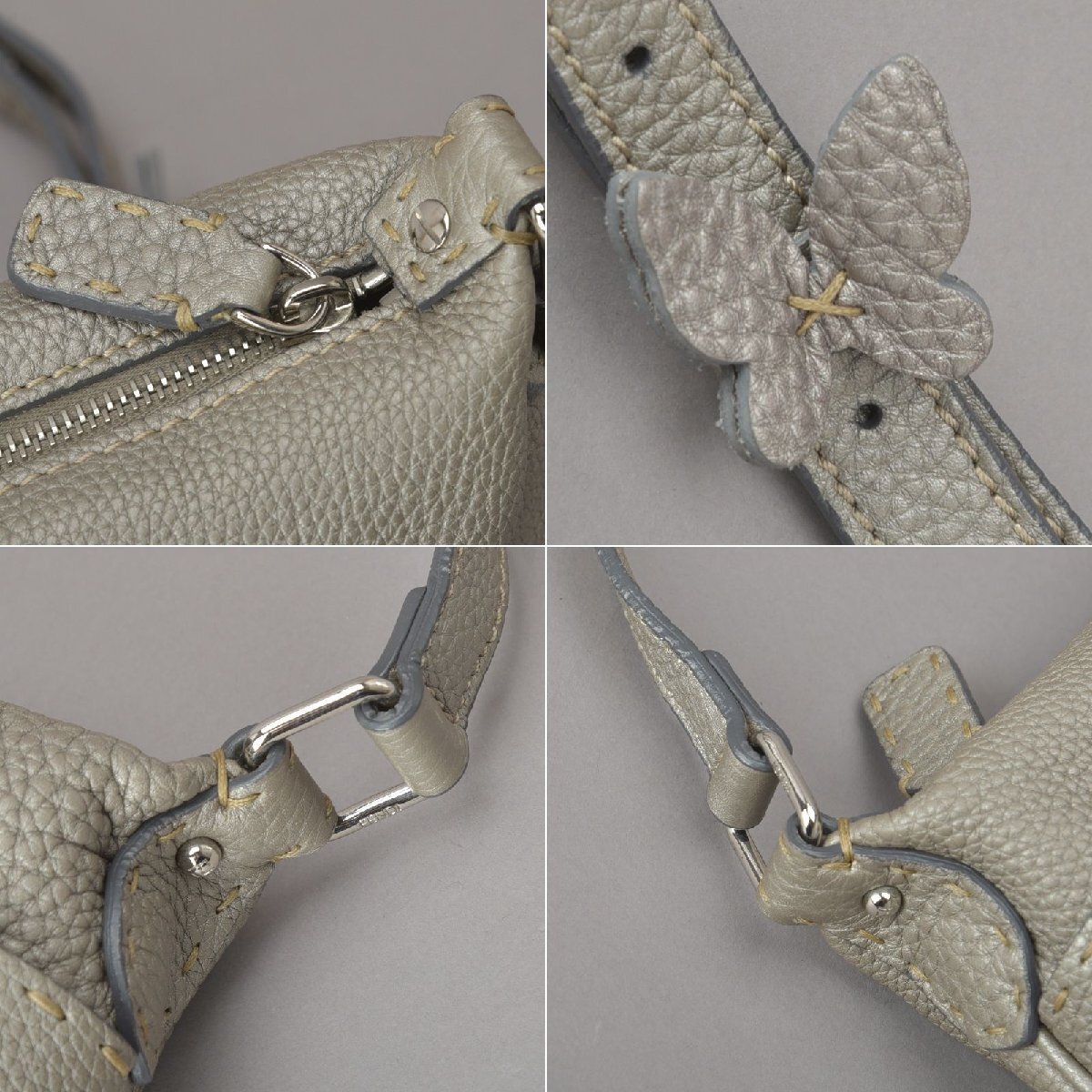 未使用 FENDI フェンディ セレリア ショルダーバッグ レザー 未使用 FENDI フェンディ セレリア ショルダーバッグ レザー