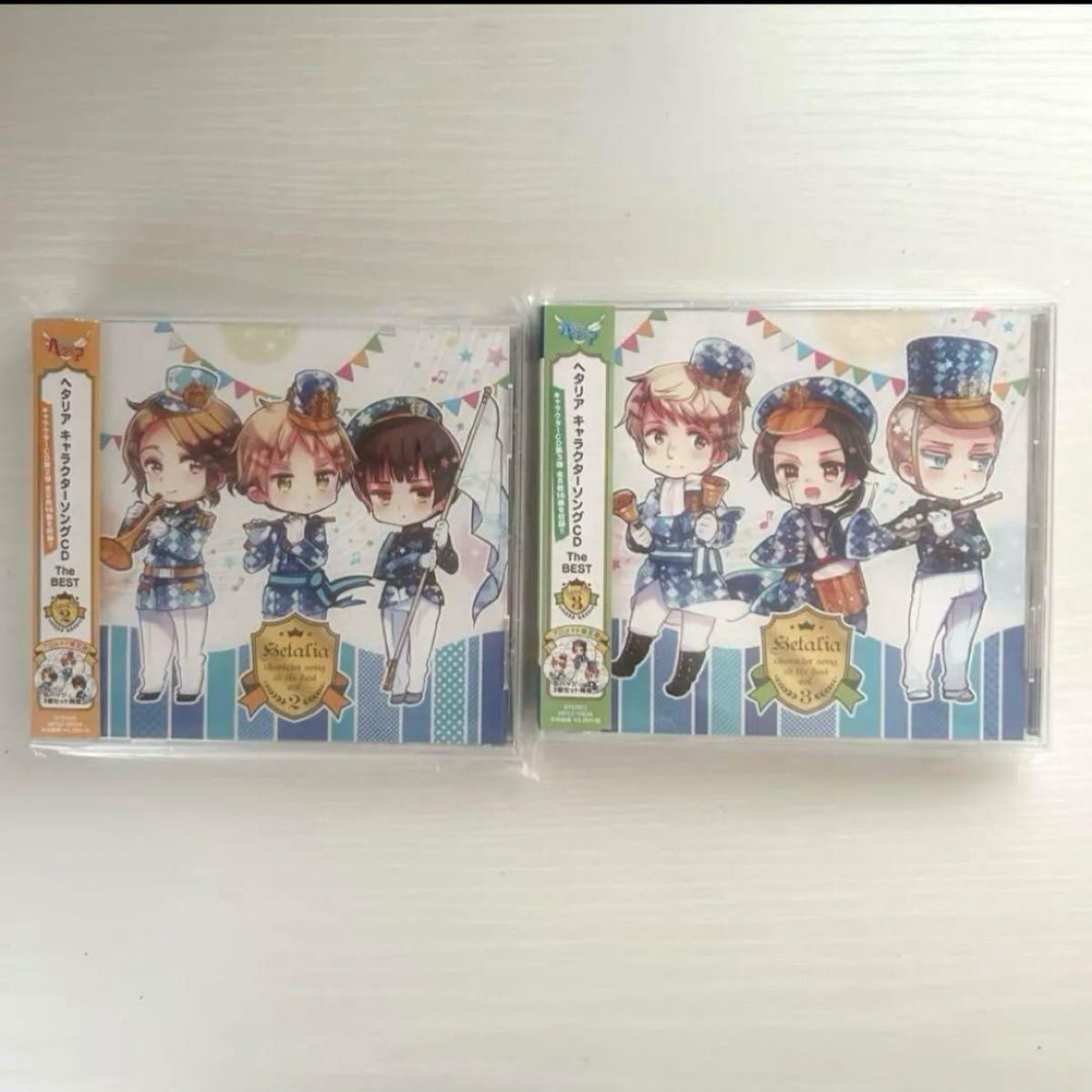 ヘタリア キャラクターソングCD The BEST Vol 2 Vol 3 ヘタリア キャラクターソングCD The BEST Vol 2 Vol 3