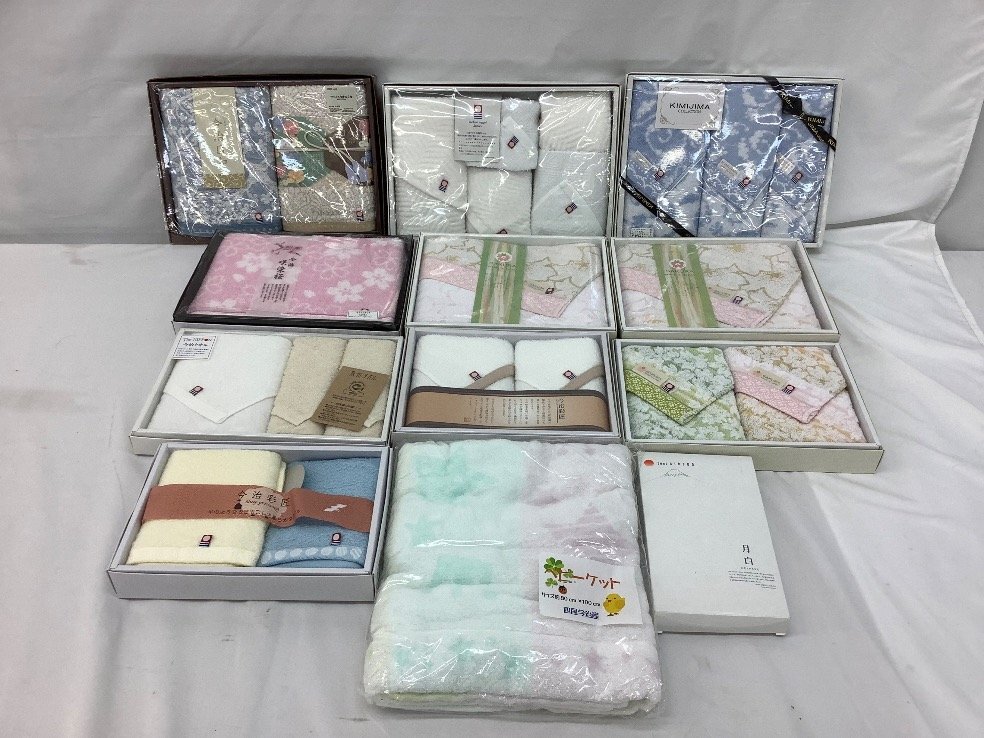 今治タオルギフトまとめ/フェイスタオル/バスタオル 他 12点 内容未確認 未使用品 ACB