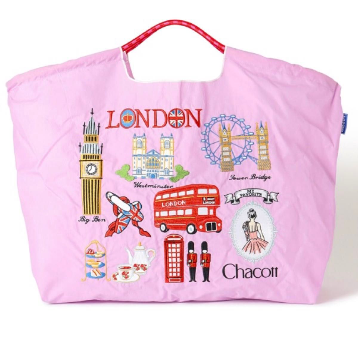 チャコット ボールアンドチェーン ロンドン柄 LONDONトート チャコット ボールアンドチェーン ロンドン柄 LONDONトート