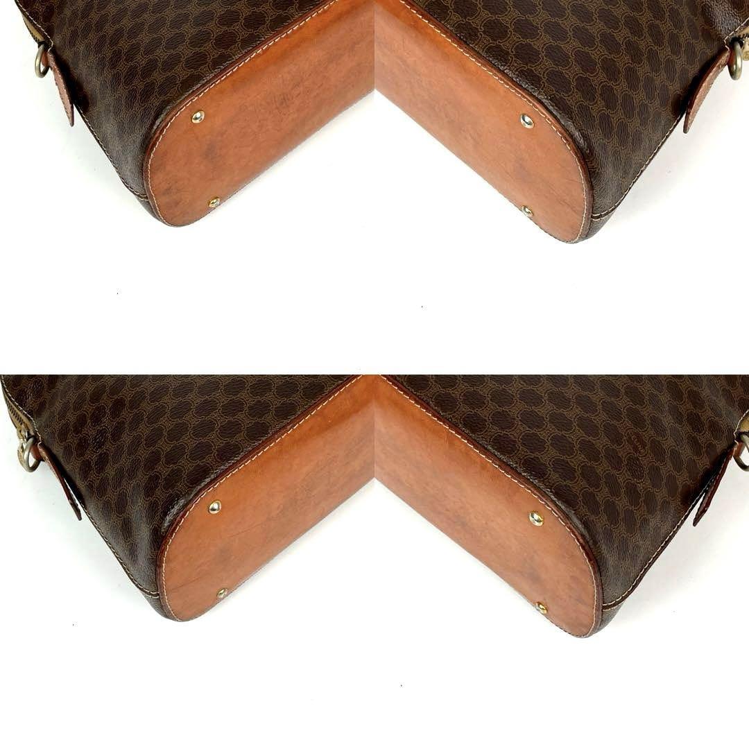 美品】CELINE セリーヌ ハンドバッグ トートバッグ マカダム柄 美品】CELINE セリーヌ ハンドバッグ トートバッグ マカダム柄