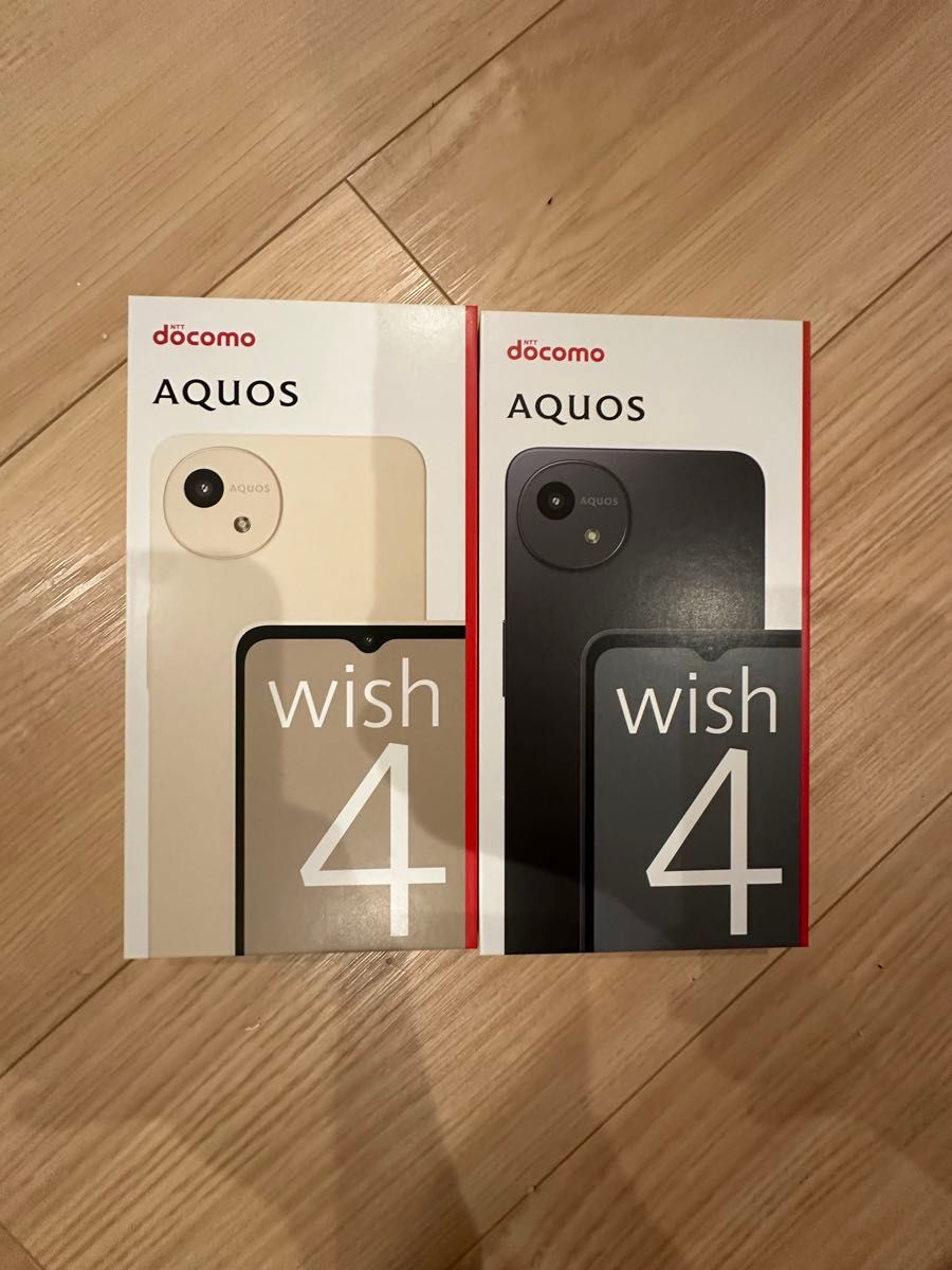 新品未使用】docomo AQUOS wish4 ホワイト&ブラック2台セット 新品未使用】docomo AQUOS wish4 ホワイト&ブラック2台セット