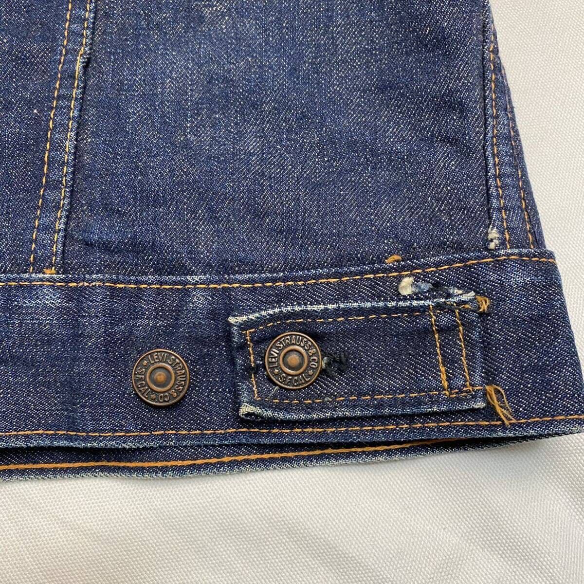 1960s Vintage LEVIS BIG E ブランケット付き デニムジャケット 1960s Vintage LEVIS BIG E ブランケット付き デニムジャケット