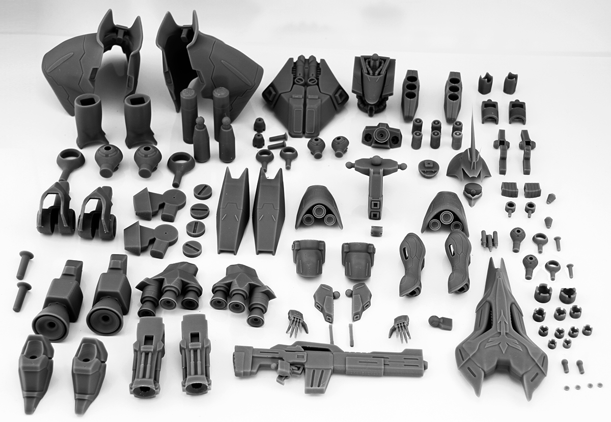 1/100 MSN-04 Lady Sazabi レディー サザビー レジンキット 全 1/100 MSN-04 Lady Sazabi レディー サザビー レジンキット 全
