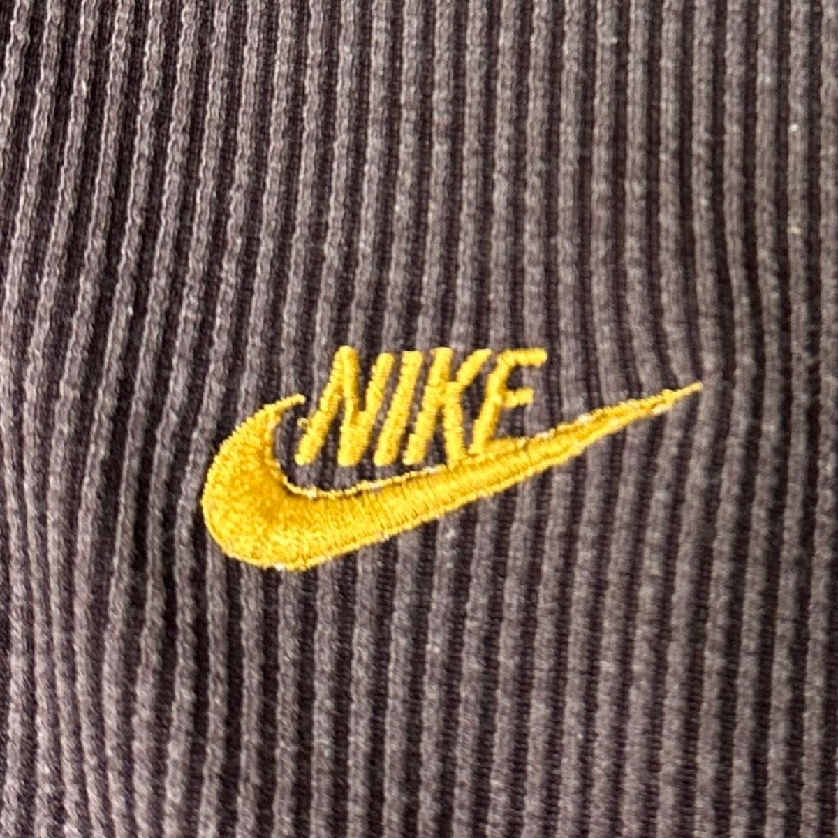 NIKE 90s ナイキポロシャツ ワンポイント 刺繍ロゴ ブラウン NIKE 90s ナイキポロシャツ ワンポイント 刺繍ロゴ ブラウン