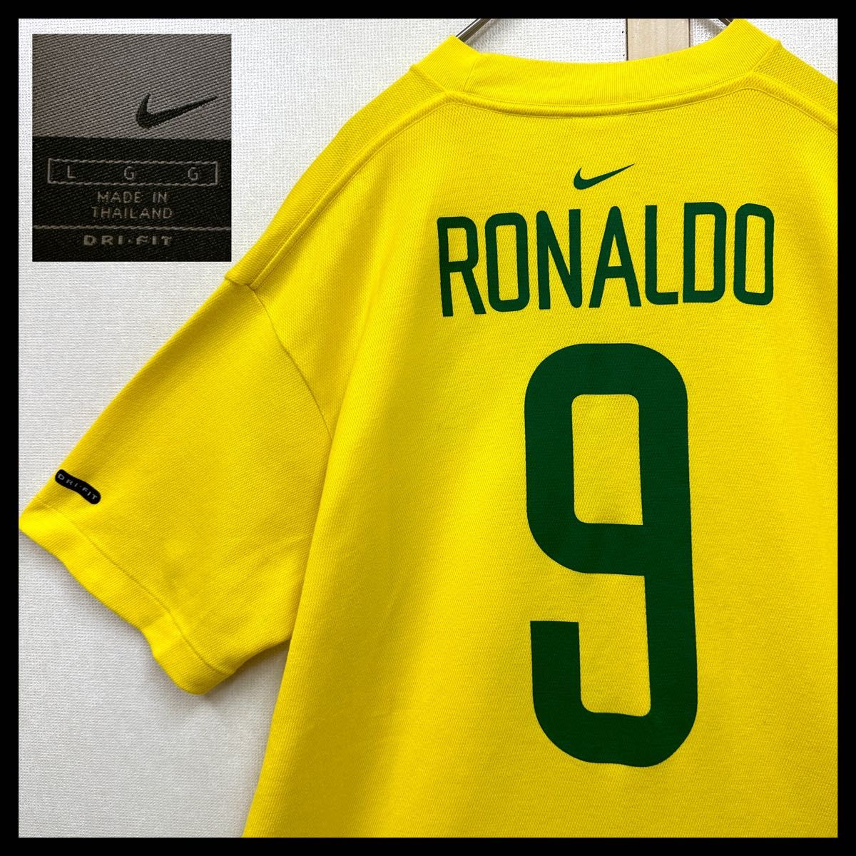 ブラジル代表 ナイキ ロナウド ユニフォーム ゲームシャツ ブラジル代表 ナイキ ロナウド ユニフォーム ゲームシャツ