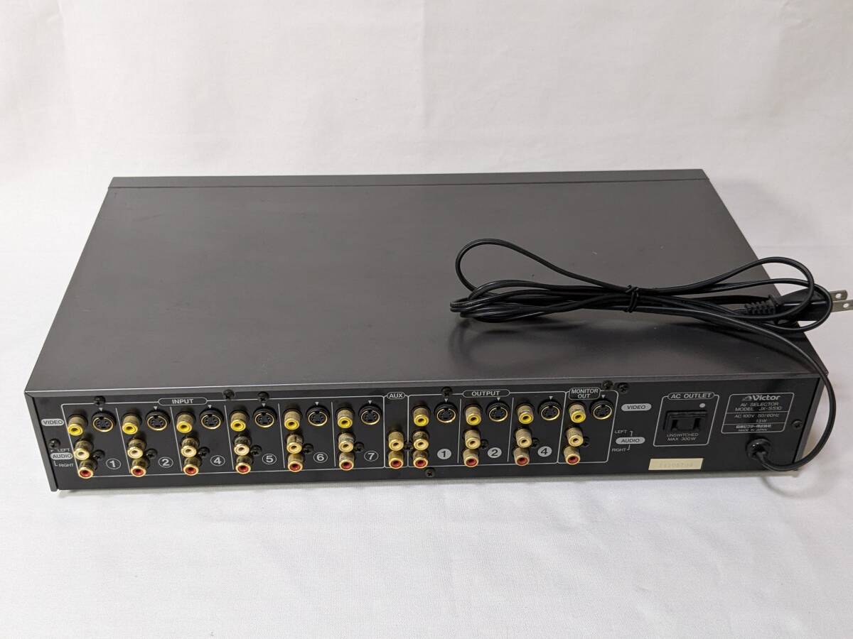 Victor ビクター JX-S510 AVセレクター リモコン 取扱説明書付 Victor ビクター JX-S510 AVセレクター リモコン 取扱説明書付