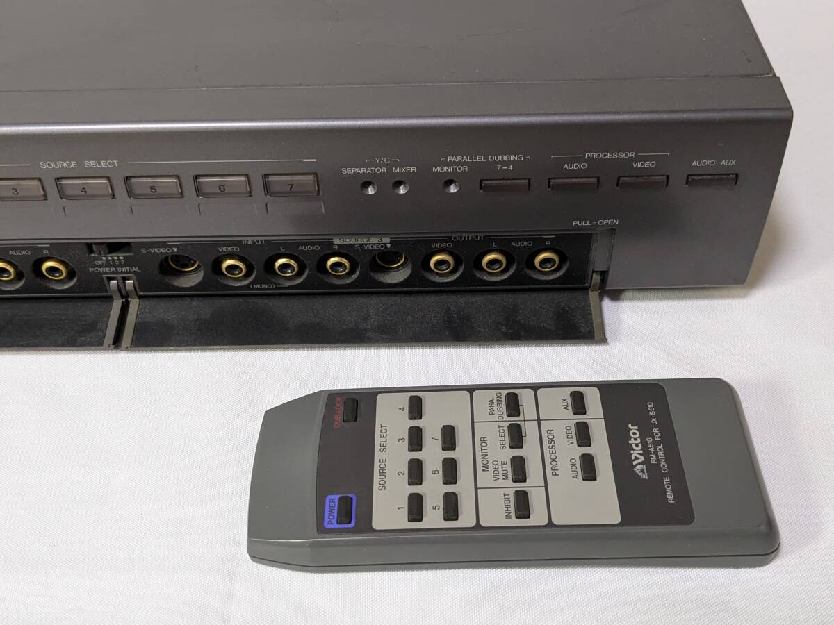 Victor ビクター JX-S510 AVセレクター リモコン 取扱説明書付 Victor ビクター JX-S510 AVセレクター リモコン 取扱説明書付