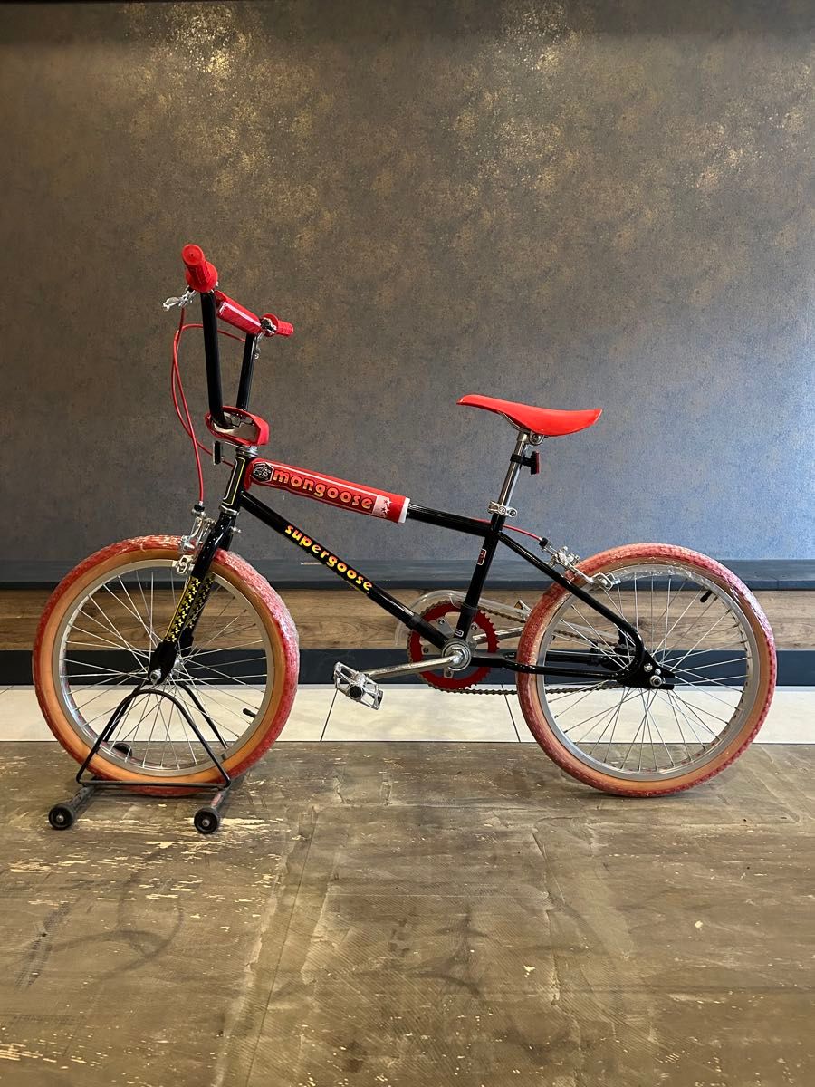 マングース supergoose スーパーグース BMX ブラック × レッド マングース supergoose スーパーグース BMX ブラック × レッド