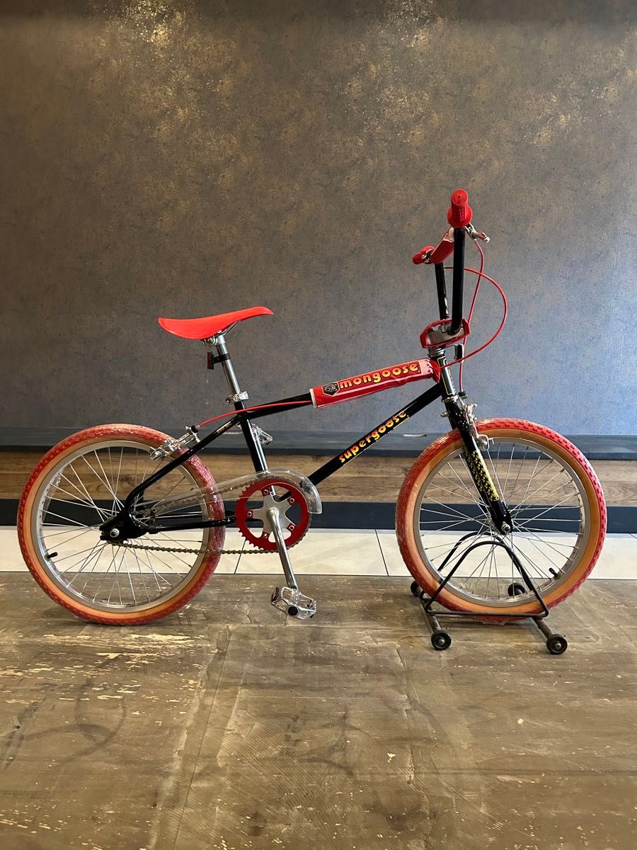 マングース supergoose スーパーグース BMX ブラック × レッド マングース supergoose スーパーグース BMX ブラック × レッド