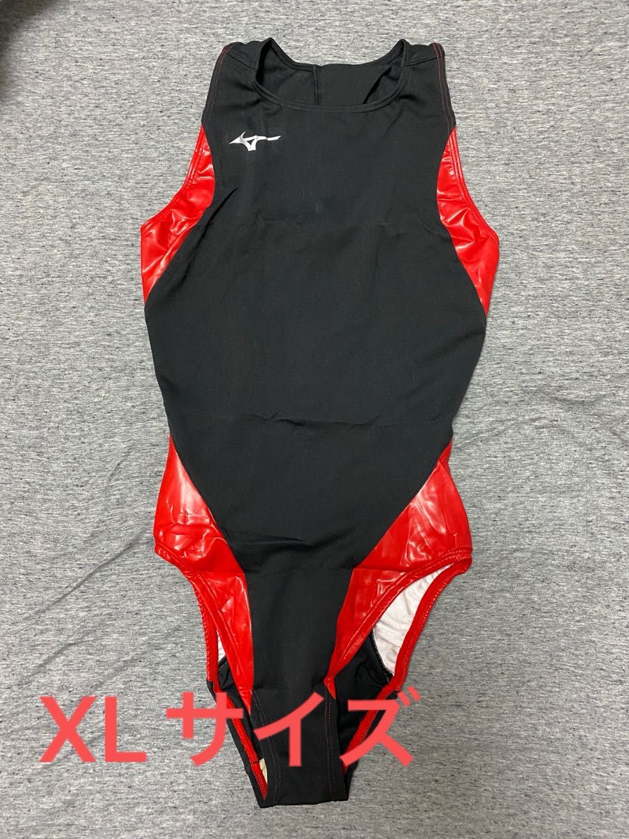生産終了】MIZUNO 水球水着 ブラック×レッド XLサイズ 生産終了】MIZUNO 水球水着 ブラック×レッド XLサイズ
