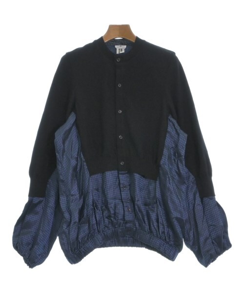 noir kei ninomiya シルクニットフリルカーディガン [3K-N003 noir kei ninomiya シルクニットフリルカーディガン [3K-N003
