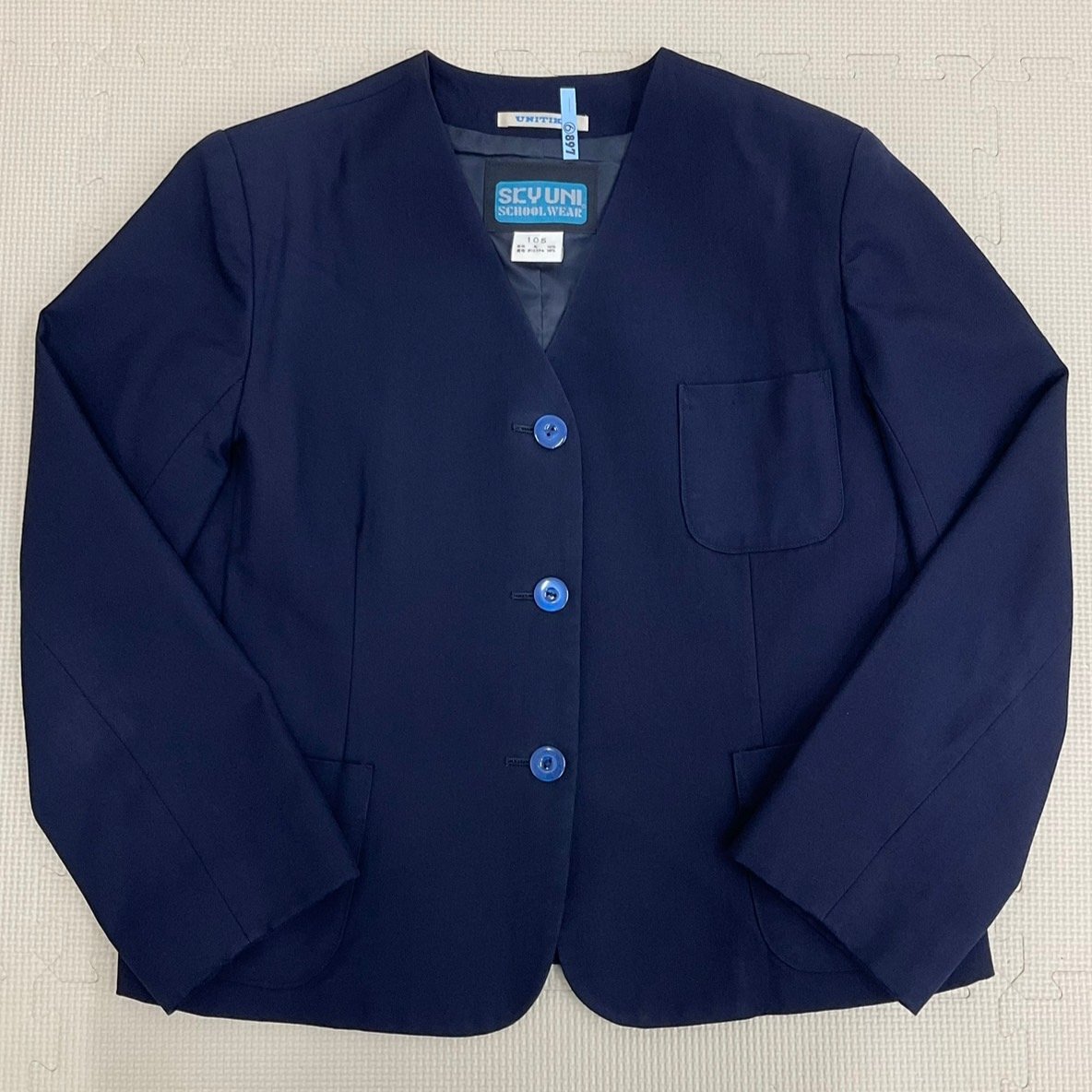 U862/S1298(中古)岐阜県 中津高校 女子制服3点 /イートン型 U862/S1298(中古)岐阜県 中津高校 女子制服3点 /イートン型