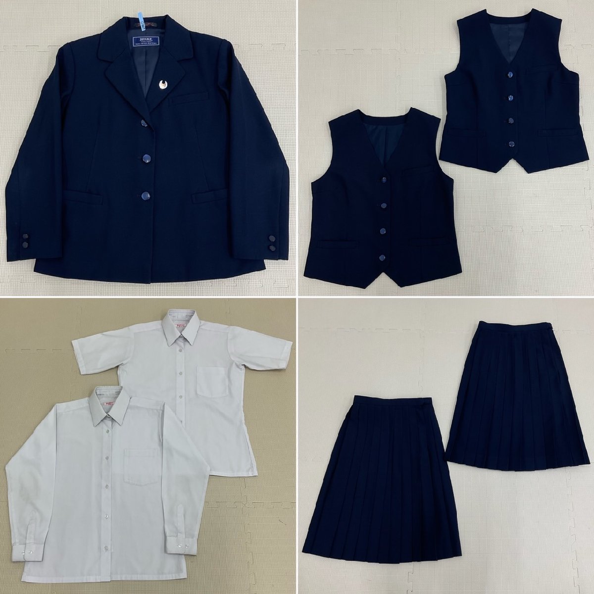工場直売 (中古) US624-1 埼玉県 7点セット/155 泰平中学校 さいたま市立 学生服