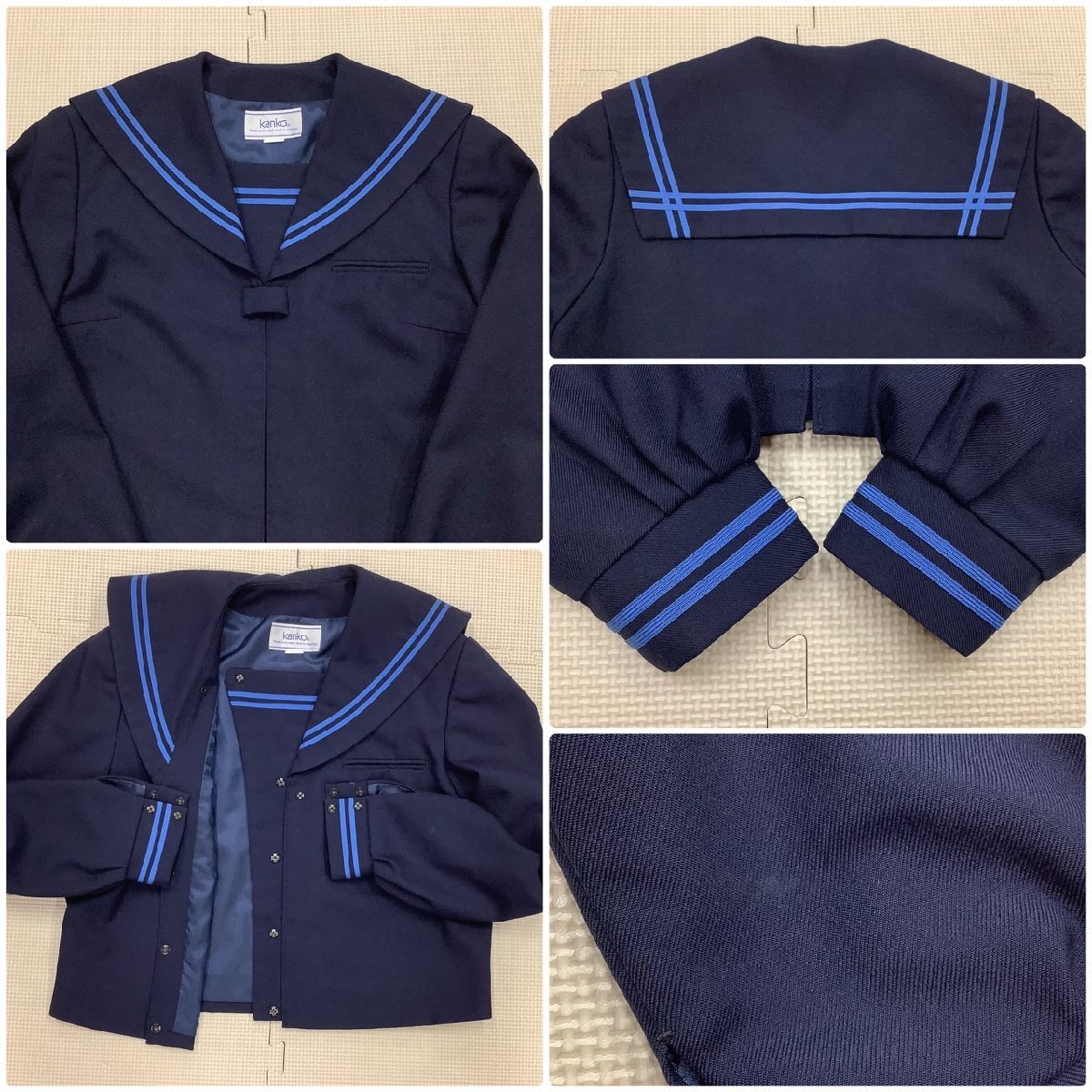 I693/S1176(中古)栃木県 逆川中学校 女子制服5点 /希少/閉校 I693/S1176(中古)栃木県 逆川中学校 女子制服5点 /希少/閉校