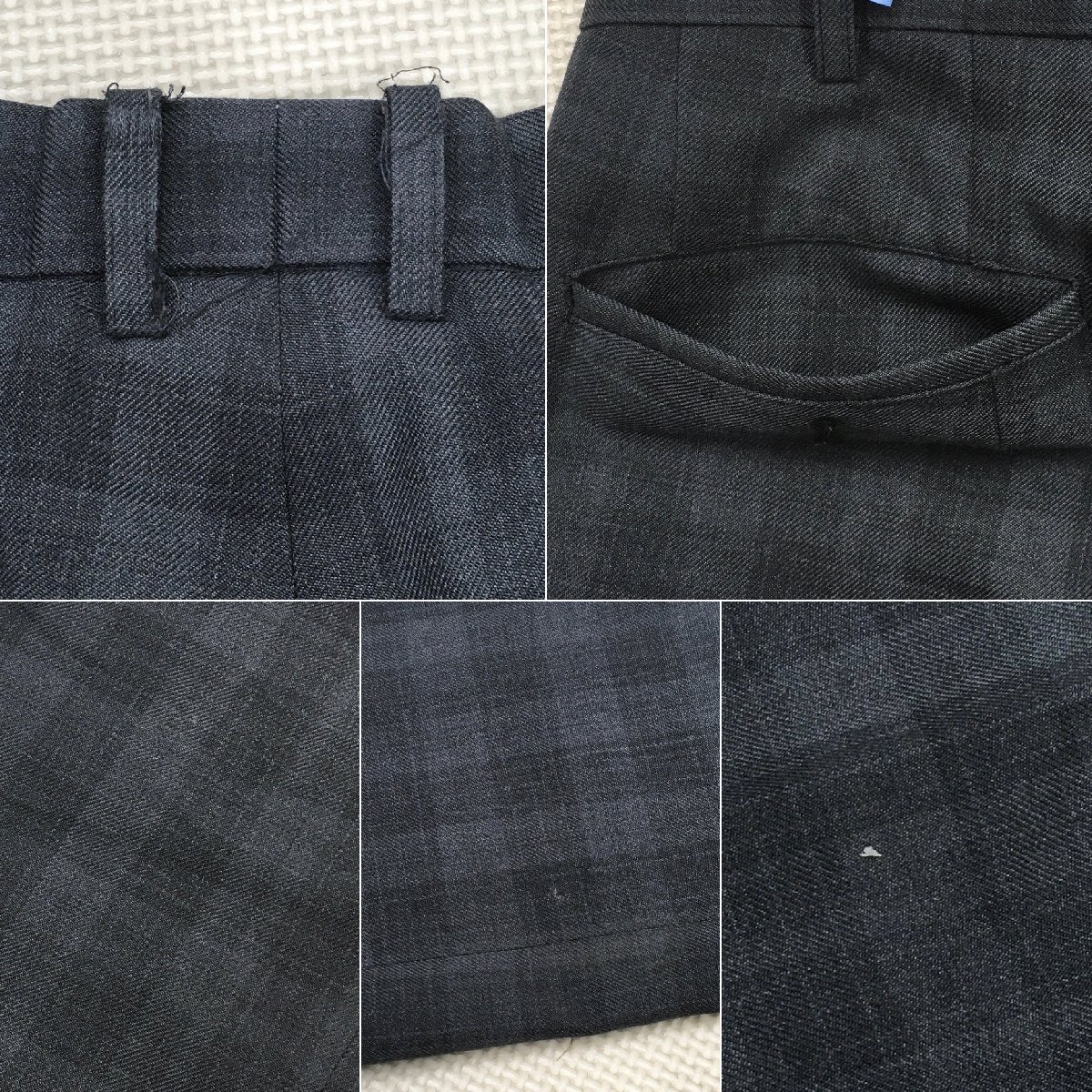 A891/T1078( used ) Tochigi prefecture work new .. high school britain . part man . uniform 5 point / blaser :L/ sweater, the best :LL/ winter trousers :W76/ necktie /ZIPPY/ school uniform /. industry raw goods 