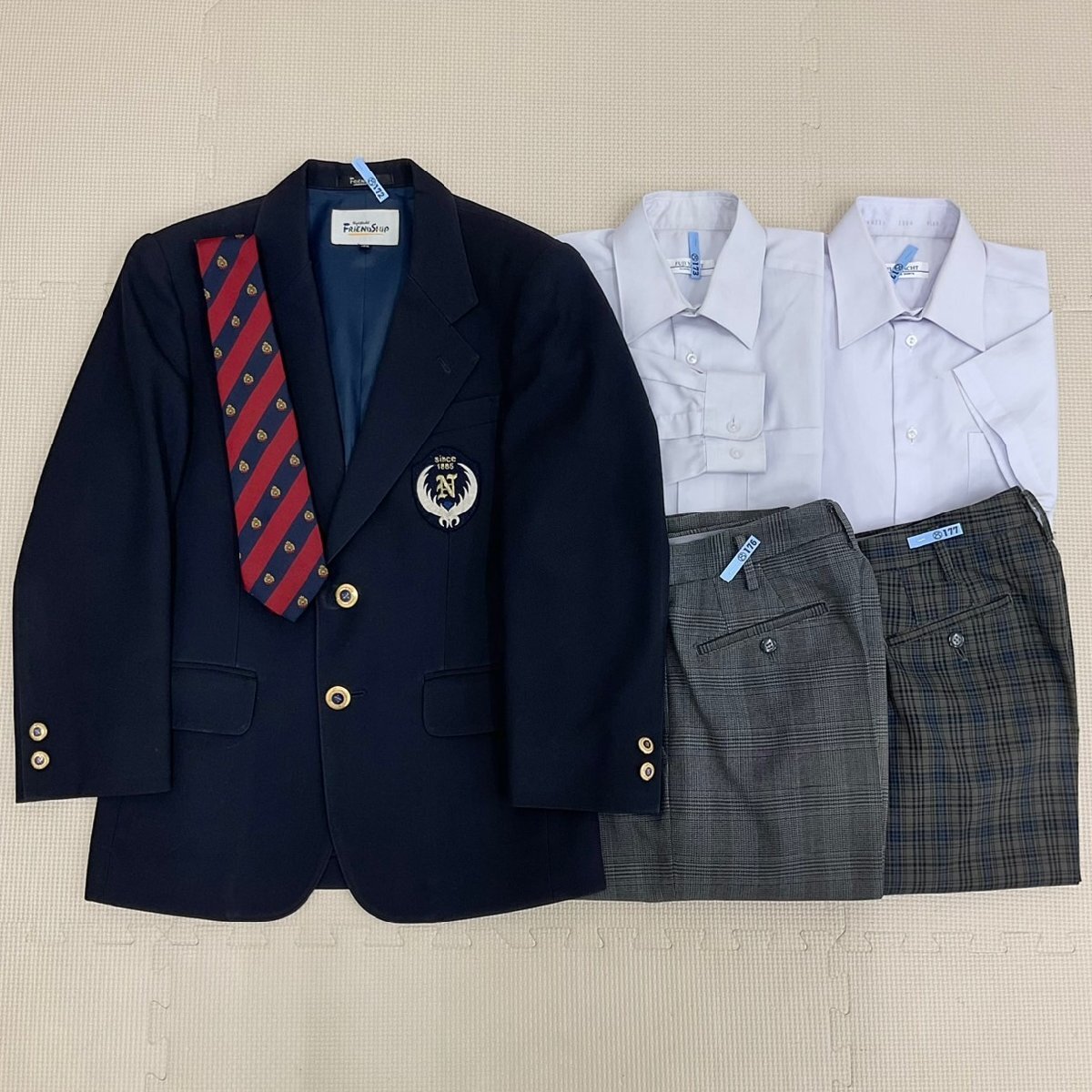 UT325-1 (中古) 崇め 栃木県 那須高校 4点セット /旧制服/L/13 UT325-1 (中古) 崇め 栃木県 那須高校 4点セット /旧制服/L/13