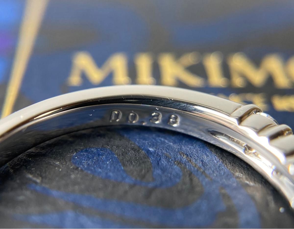 MIKIMOTO ミキモト 0 38ct ダイヤモンド ハーフエタニティ MIKIMOTO ミキモト 0 38ct ダイヤモンド ハーフエタニティ