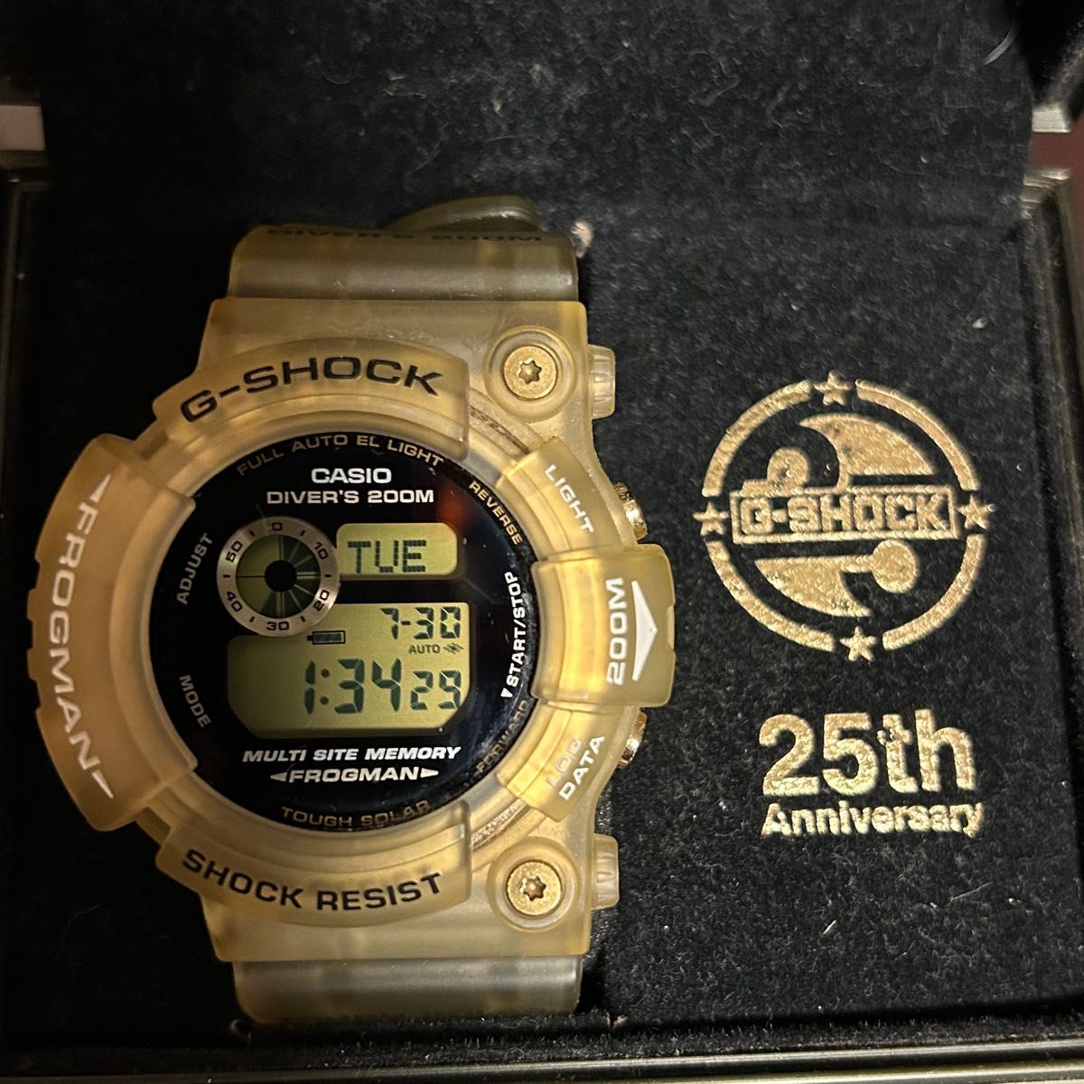 期間限定値下げ中 CASIO G-SHOCK FROGMAN 25周年 GW-225E-7 期間限定値下げ中 CASIO G-SHOCK FROGMAN 25周年 GW-225E-7
