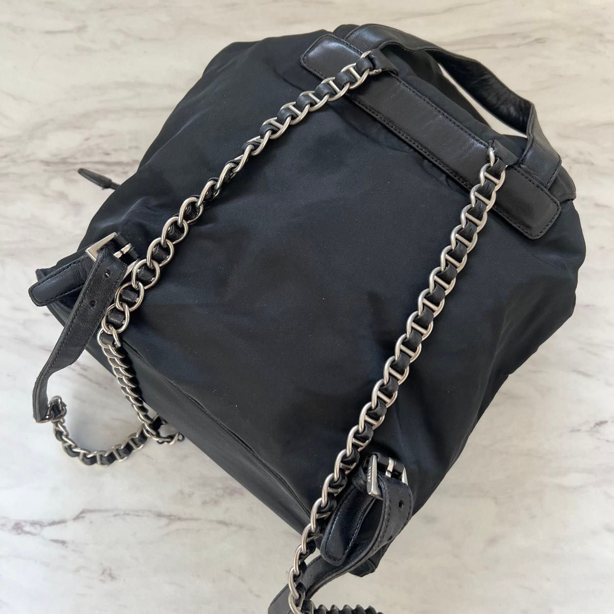 PRADA プラダ チェーンリュック ナイロン レアバッグ バック PRADA プラダ チェーンリュック ナイロン レアバッグ バック