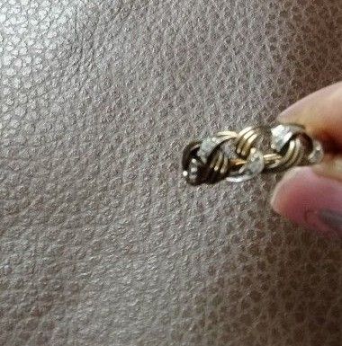 セール USED【シルバー925】 コンビ指輪リング ヴィンテージ 鎖 セール USED【シルバー925】 コンビ指輪リング ヴィンテージ 鎖