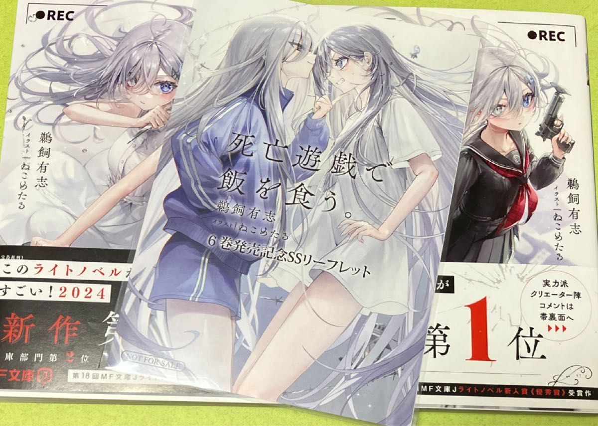 死亡遊戯で飯を食う 小説 1 2 巻 セット TSUTAYA 特典付き 死亡遊戯で飯を食う 小説 1 2 巻 セット TSUTAYA 特典付き