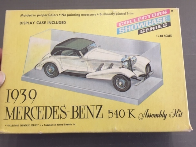 たいへん貴重！　メルセデス　ベンツ　540K 1939年　レンウォール ショーケースシリーズ