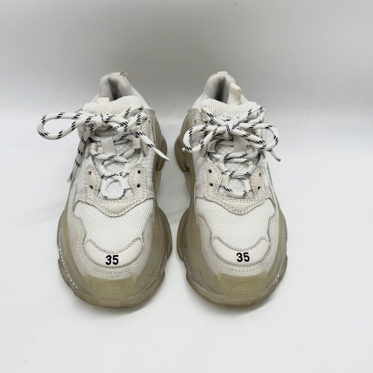 付属品付き・美品】BALENCIAGA バレンシアガ トリプルS クリア 付属品付き・美品】BALENCIAGA バレンシアガ トリプルS クリア