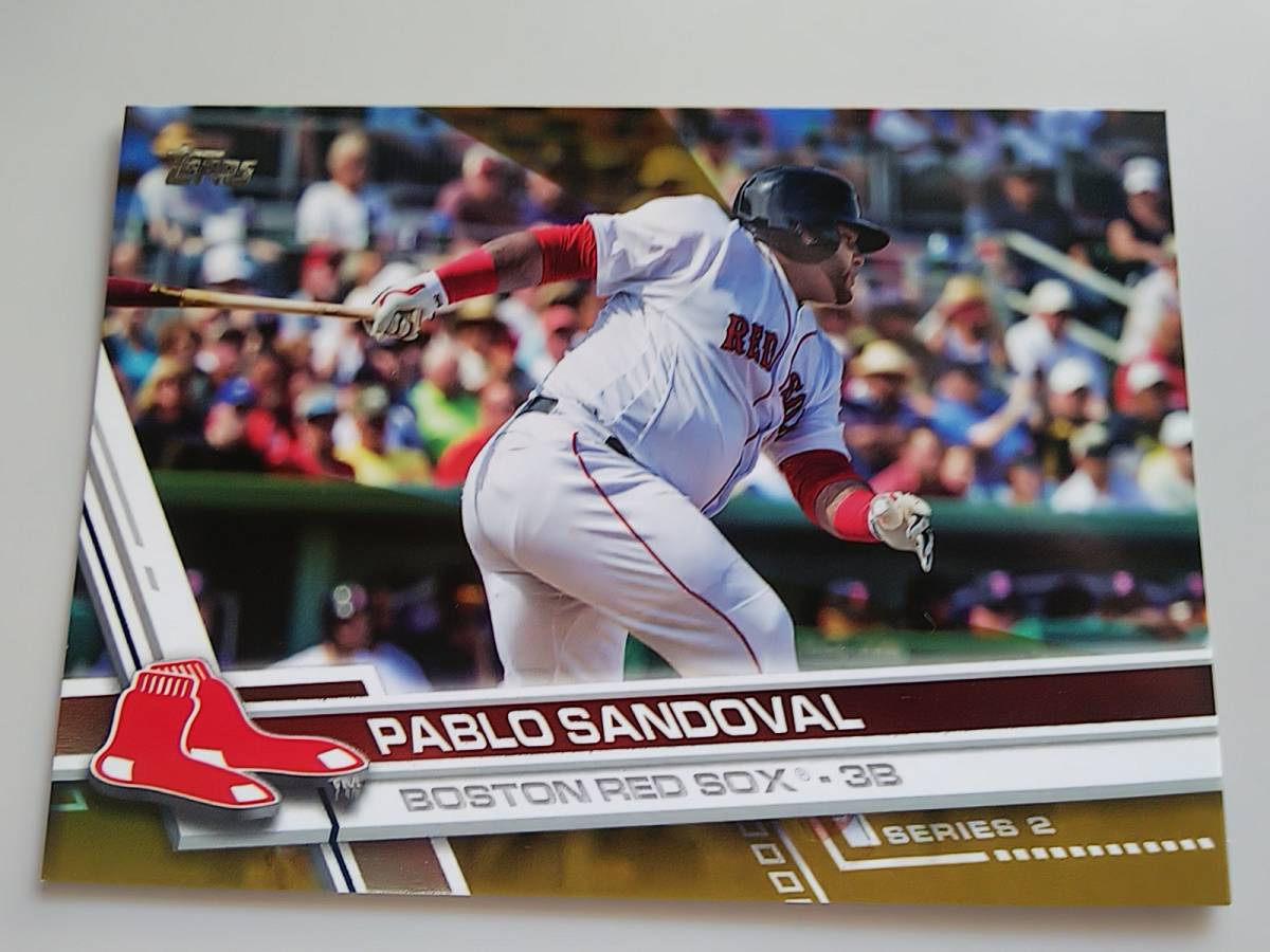 2017 Topps Gold 2017枚シリアル Pablo Sandoval_画像1