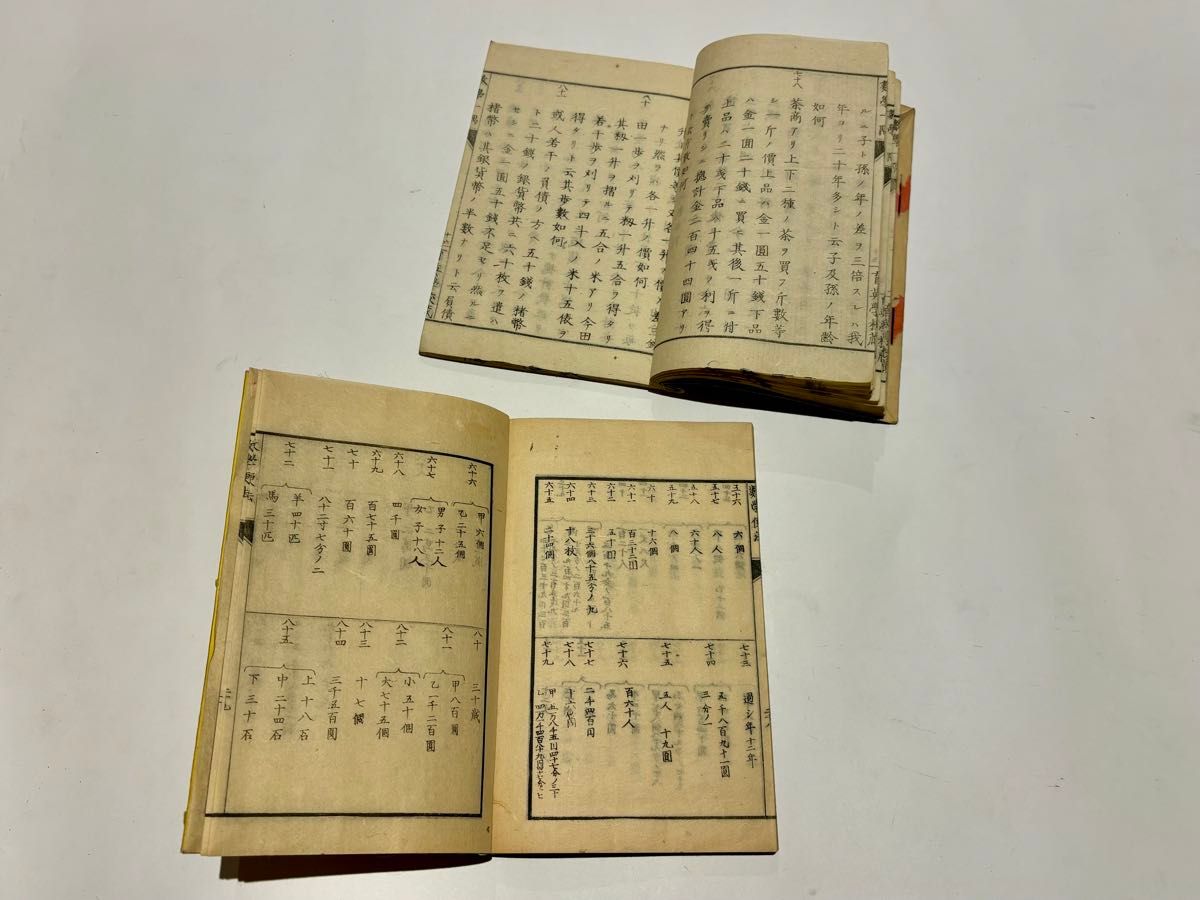 明治期数学書 三種一括」6冊|和本 古典籍 算数 教科書|Yahoo 明治期数学書 三種一括」6冊|和本 古典籍 算数 教科書|Yahoo