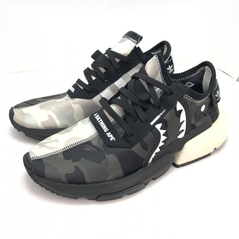 NEIGHBORHOOD × A BATHING APE × P.O.D. S3.1 "CAMO" EE9431 (コアブラック/フットウェアホワイト/コアブラック)