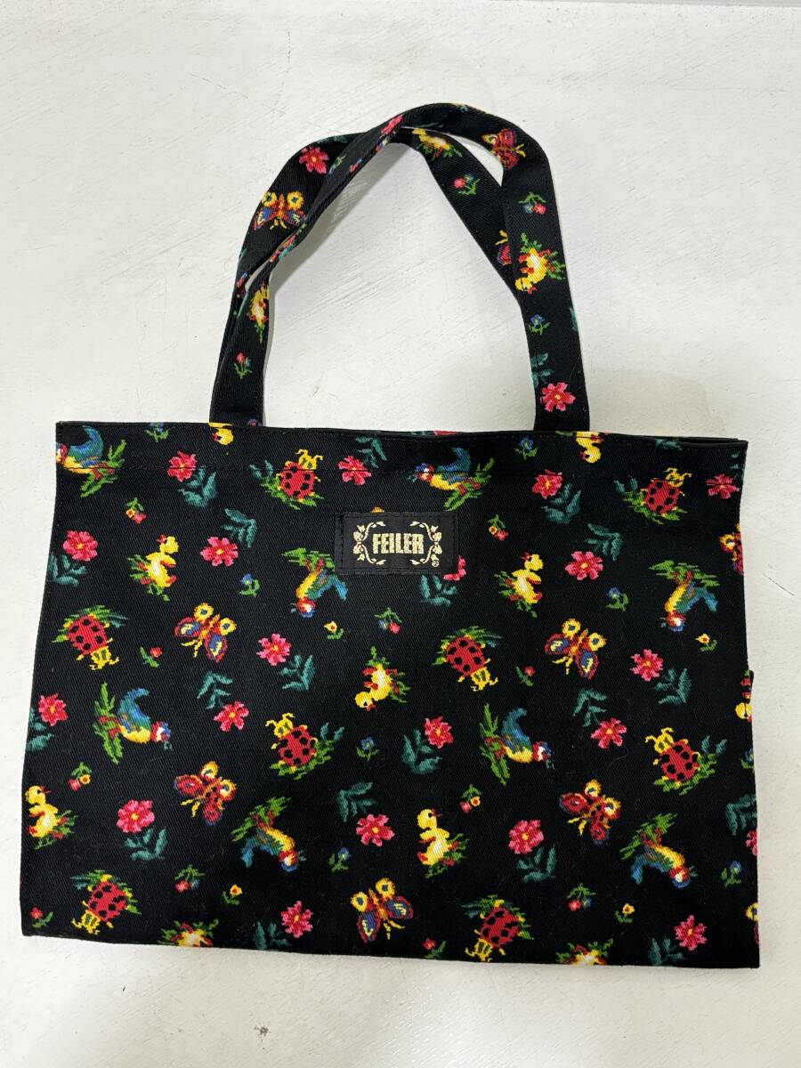 FEILER】フェイラー 2点セット まとめ売り 花柄 総柄 ミニ FEILER】フェイラー 2点セット まとめ売り 花柄 総柄 ミニ