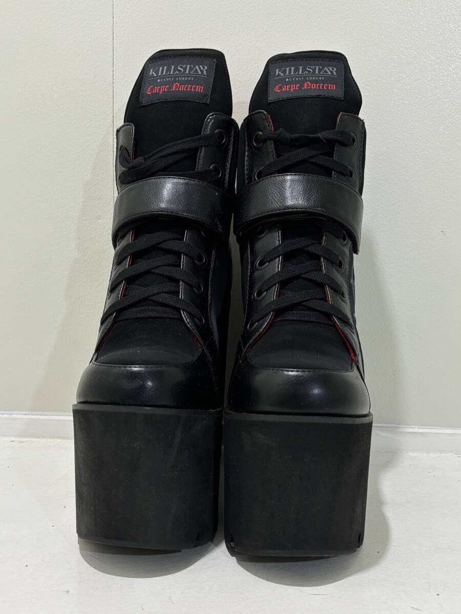 size UK5【KILLSTAR】キルスター 厚底 ハイカット スニーカー size UK5【KILLSTAR】キルスター 厚底 ハイカット スニーカー