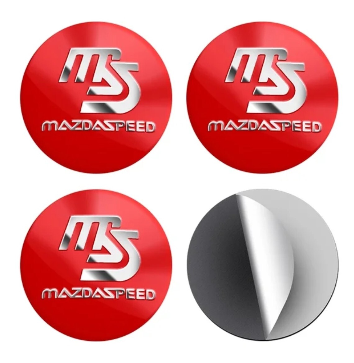 マツダスピード ホイール センターキャップ レッド CX-3/5/7/8 マツダスピード ホイール センターキャップ レッド CX-3/5/7/8