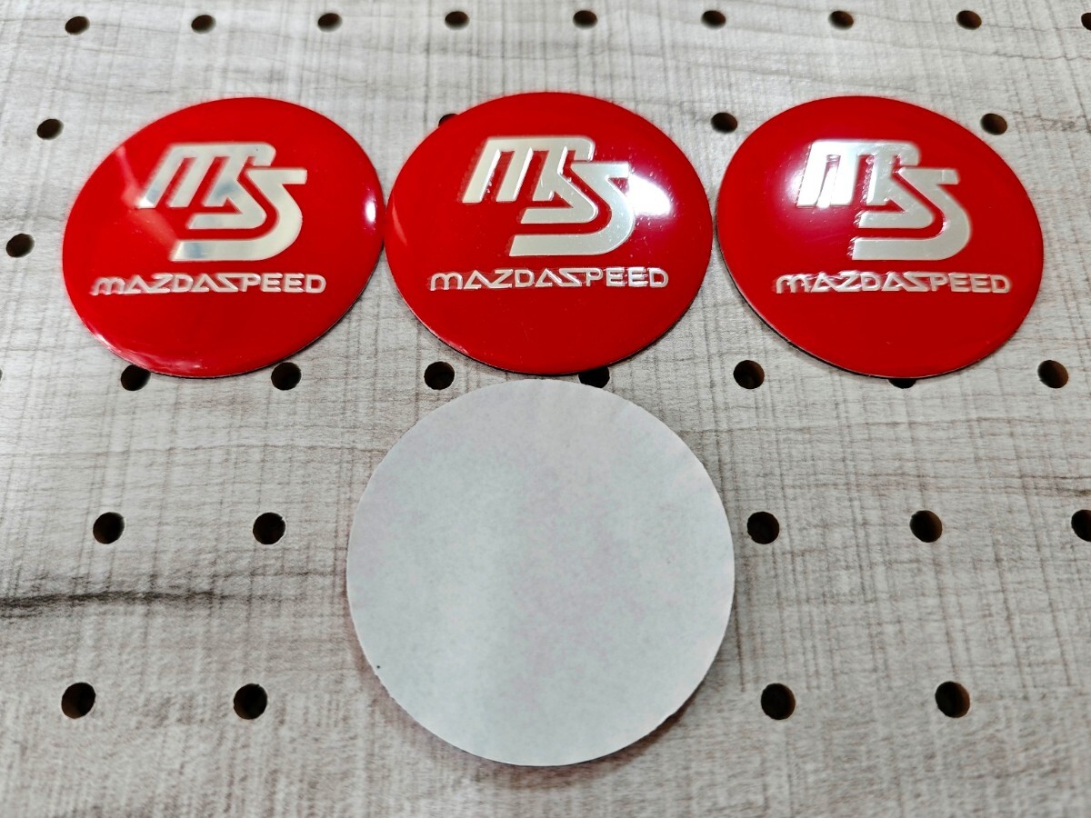マツダスピード ホイール センターキャップ レッド CX-3/5/7/8 マツダスピード ホイール センターキャップ レッド CX-3/5/7/8