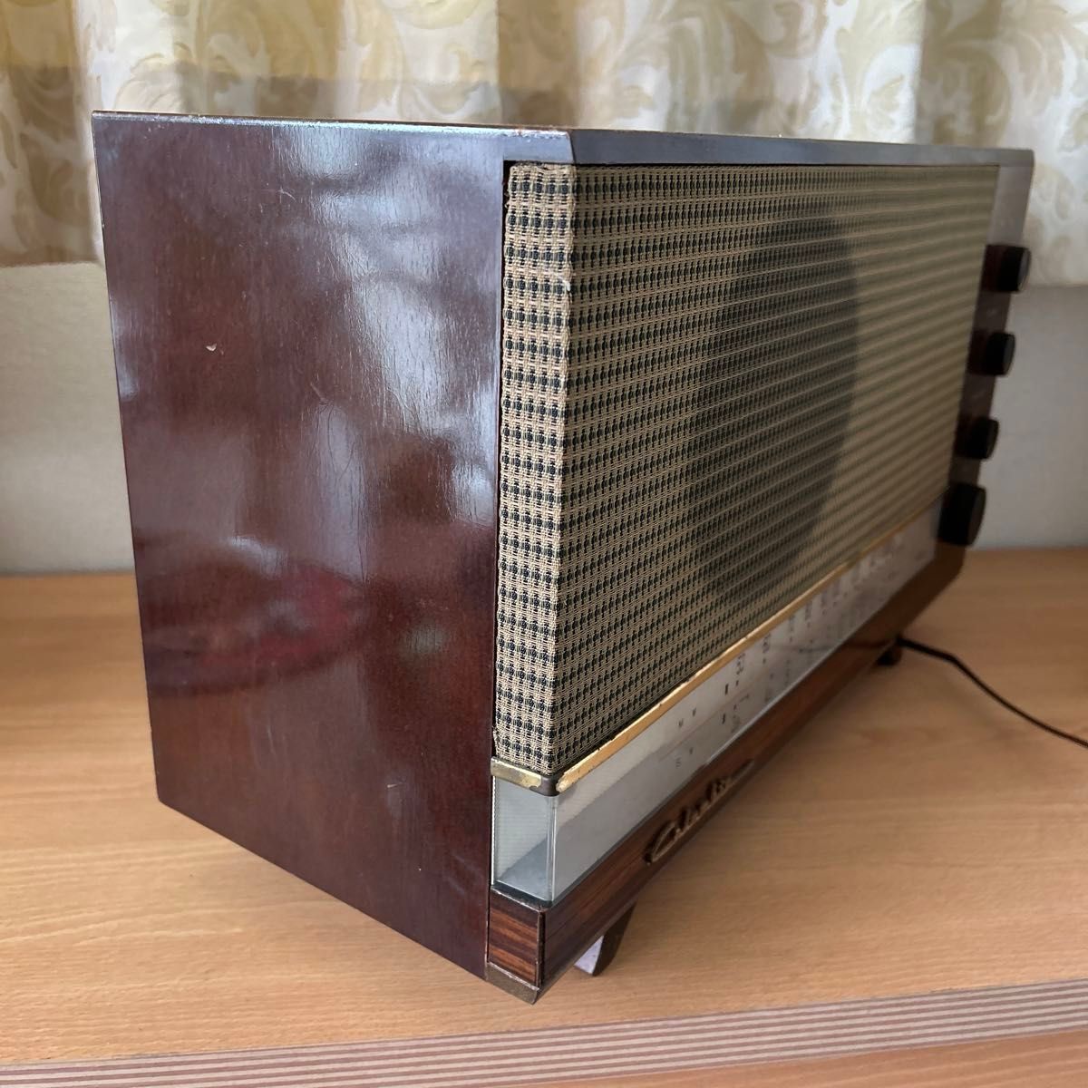 columbia 1010 コロンビア 真空管ラジオ アンティーク 動作確認 columbia 1010 コロンビア 真空管ラジオ アンティーク 動作確認