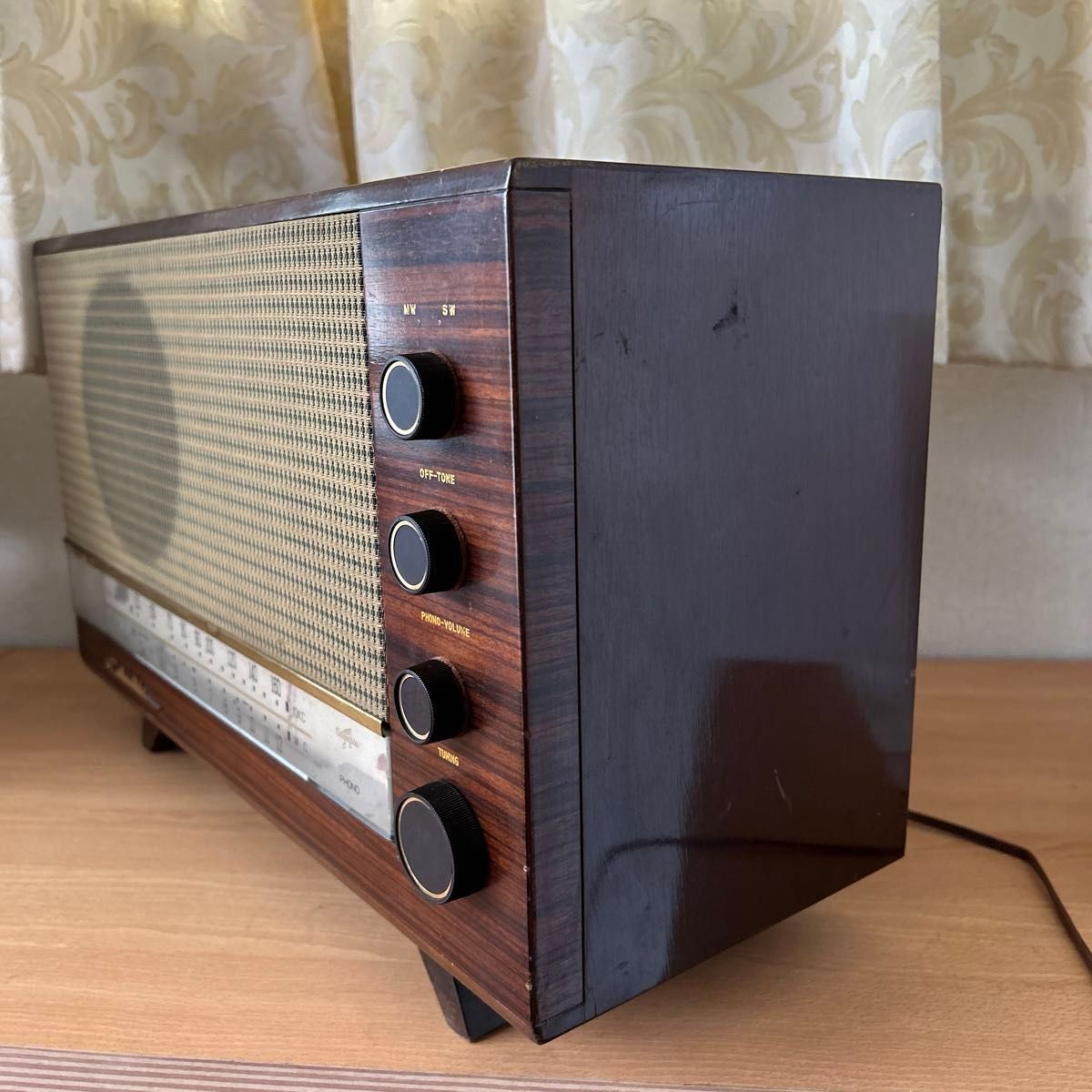 columbia 1010 コロンビア 真空管ラジオ アンティーク 動作確認 columbia 1010 コロンビア 真空管ラジオ アンティーク 動作確認