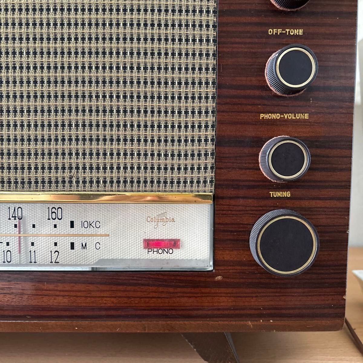 columbia 1010 コロンビア 真空管ラジオ アンティーク 動作確認 columbia 1010 コロンビア 真空管ラジオ アンティーク 動作確認